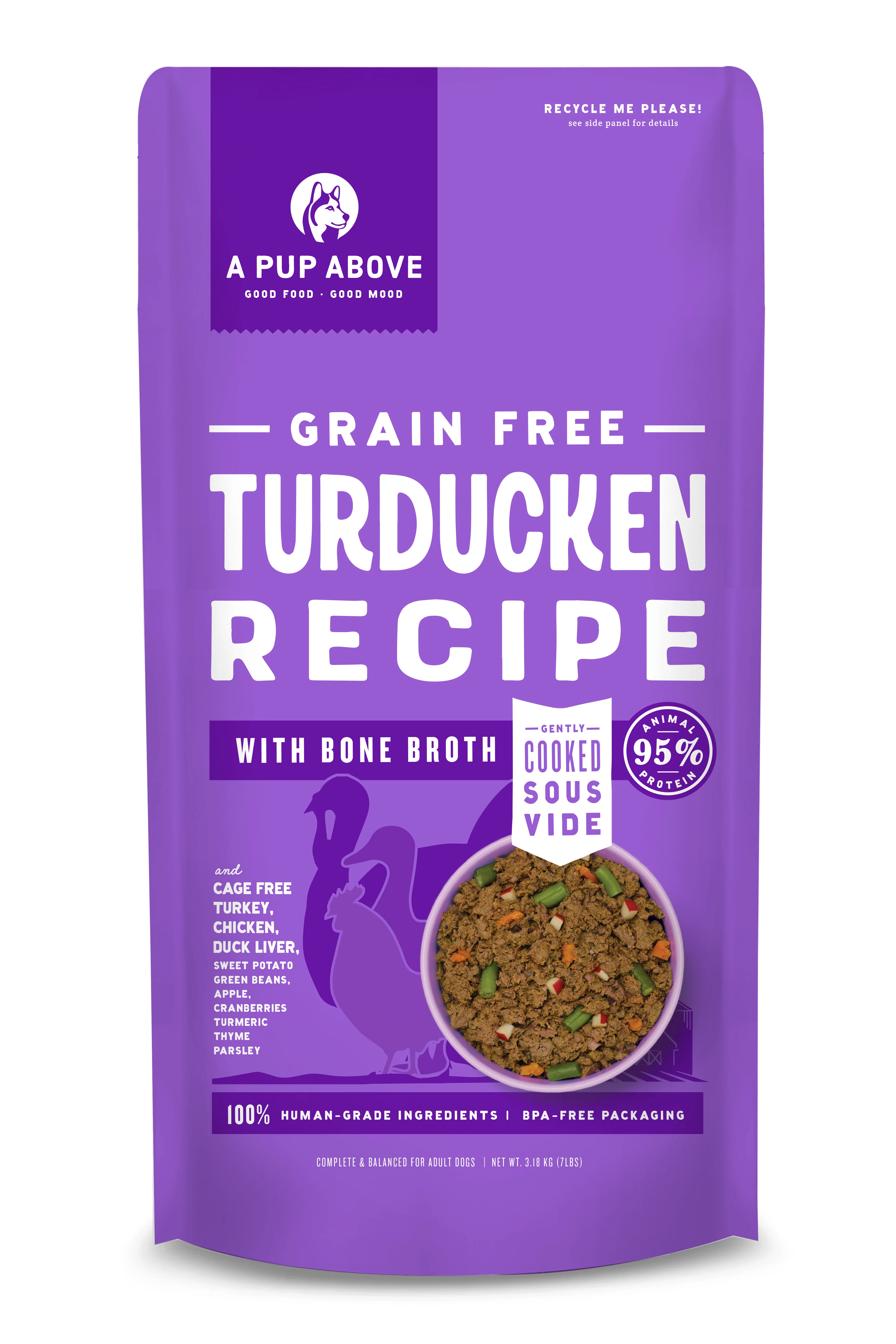 A Pup Above Turducken Fresh Dog Food - Image 3