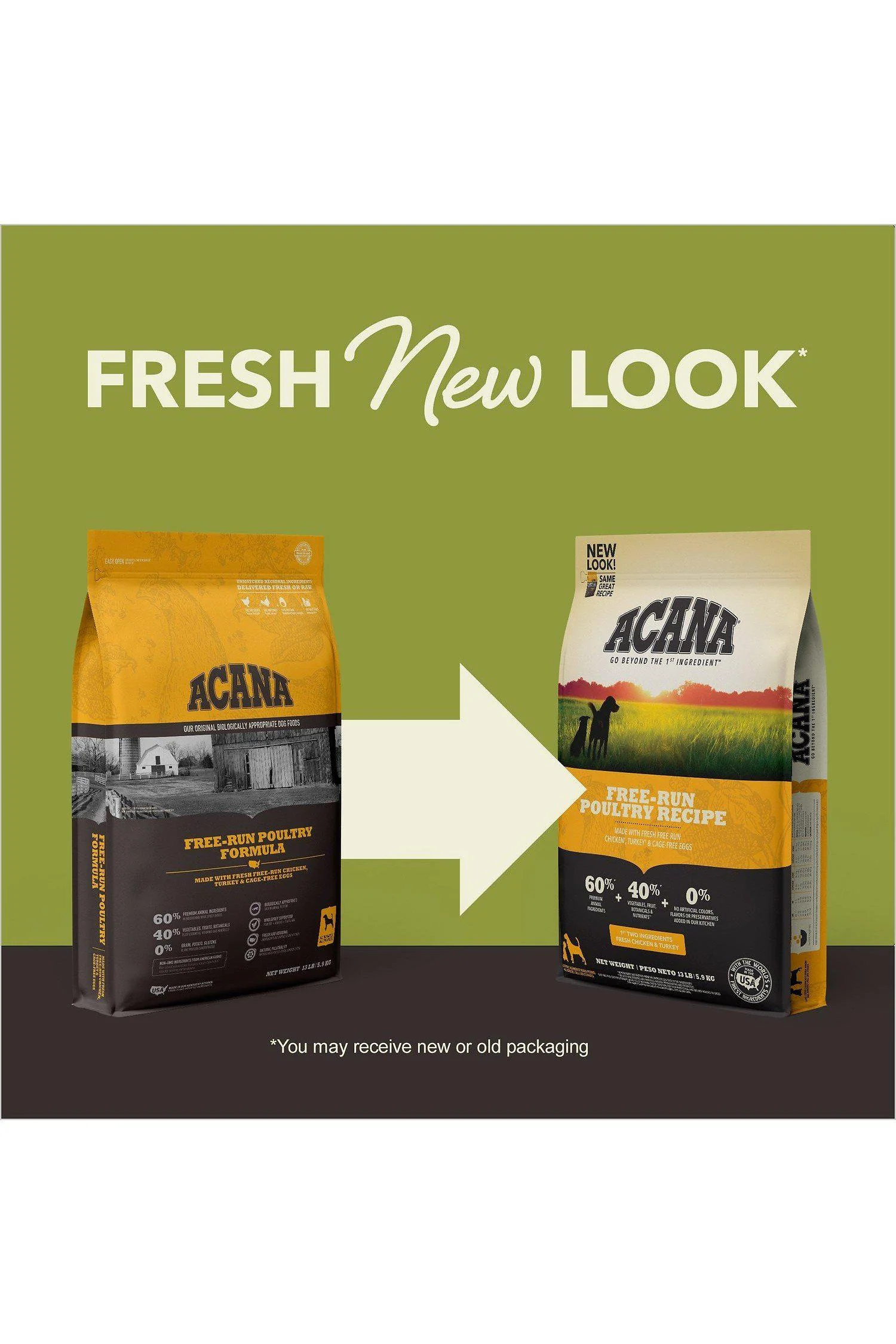 Acana Free-Run Poultry Dry Dog Food - Image 2