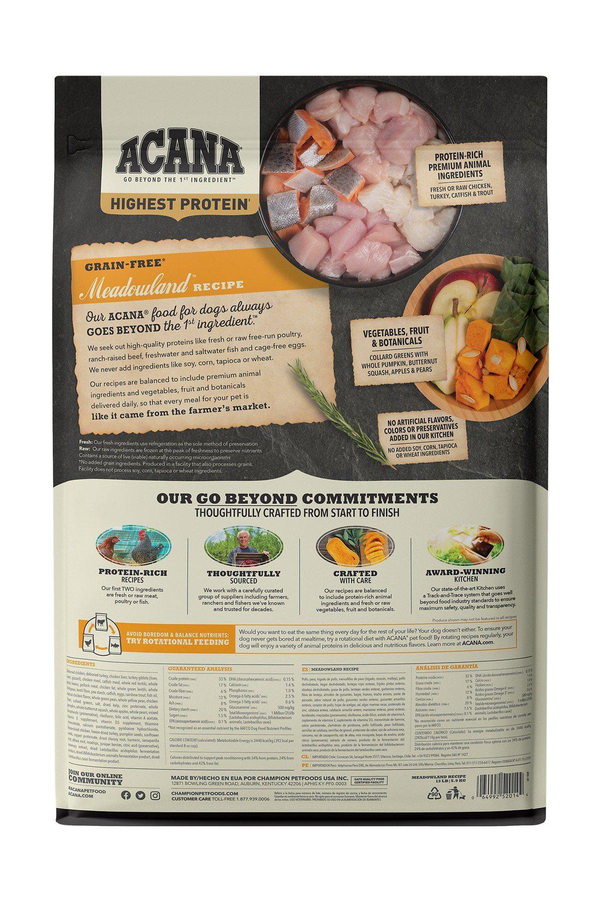 Acana Meadowland Dry Dog Food - Image 3
