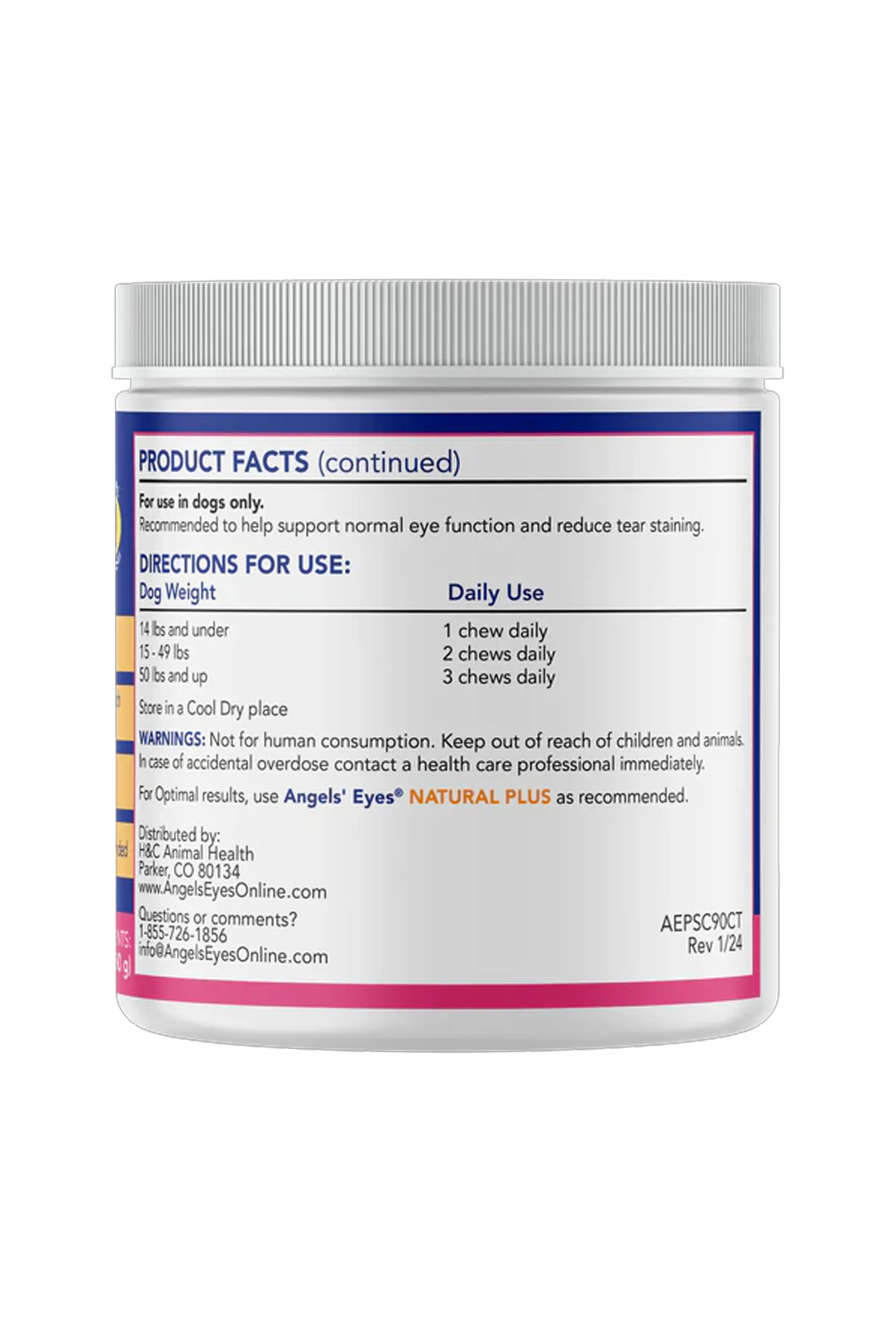 Angels' Eyes Natural Plus Tear Stain Chews - Image 3