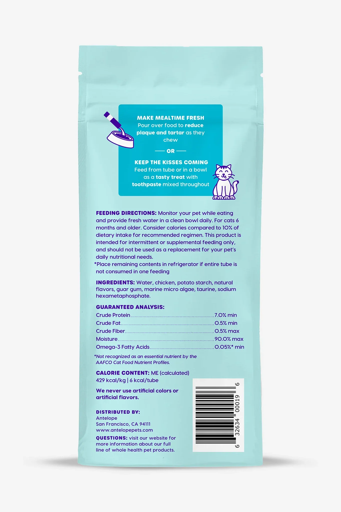 Ark Naturals Kiss Me-ow Chicken Lickable Cat Treats - Image 2