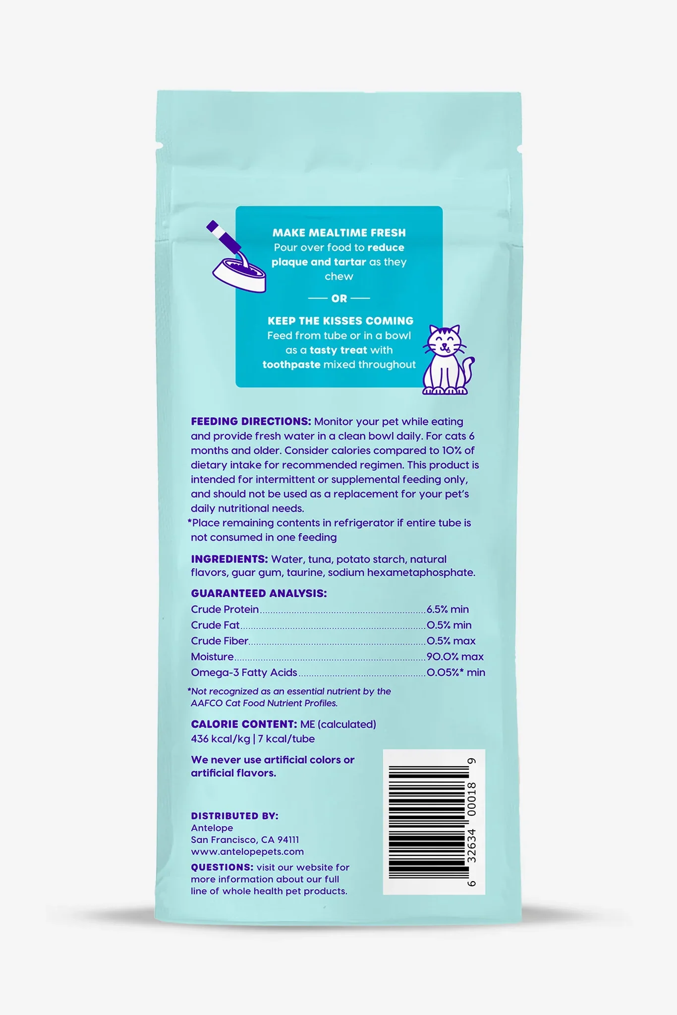 Ark Naturals Kiss Me-ow Tuna Lickable Cat Treats - Image 2