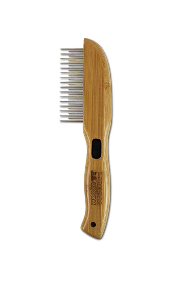 Bamboo Groom Comb with Rotating Pins - Image 3