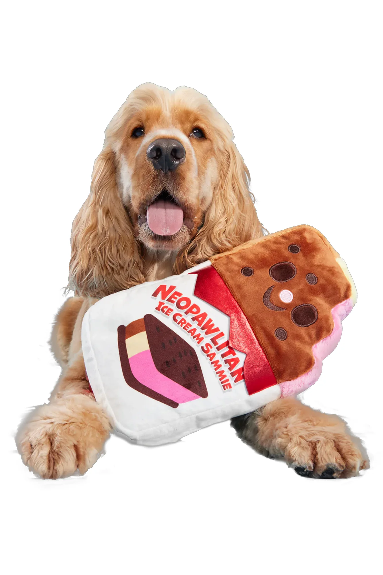 BARK Grand Slam Ice Cream Sam Plush Dog Toy - Image 2