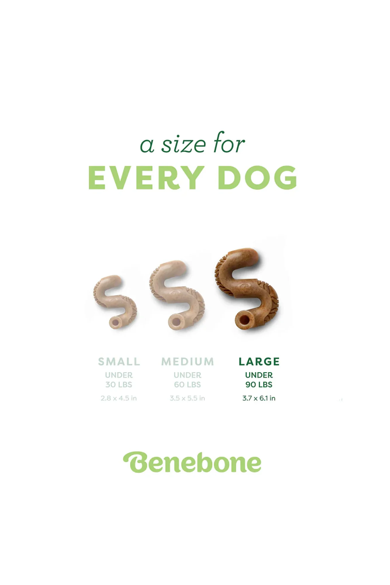 Benebone Beef Tripe Bone Dog Chew Toy - Image 2