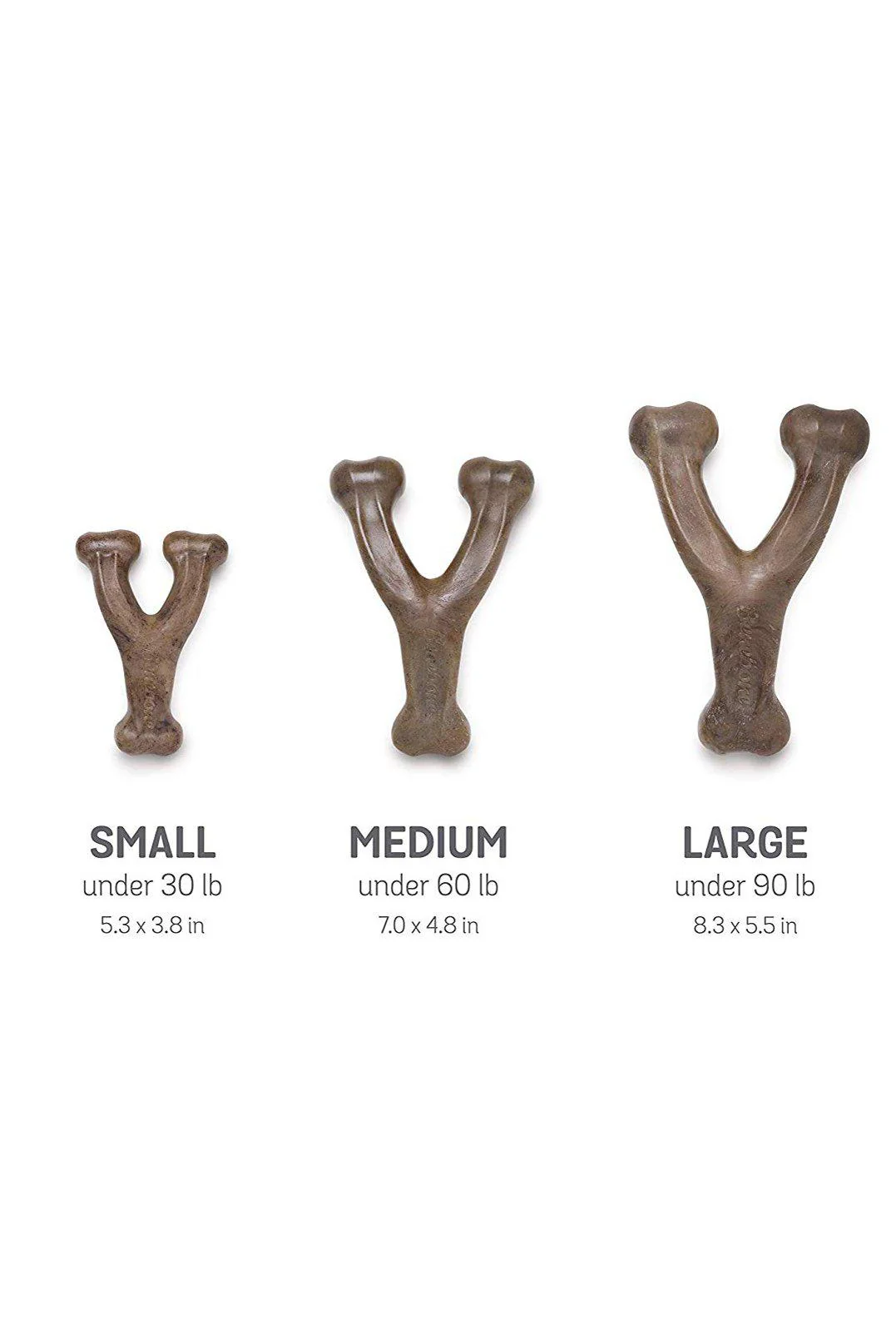 Benebone Peanut Butter Flavored Wishbone Dog Chew - Image 2