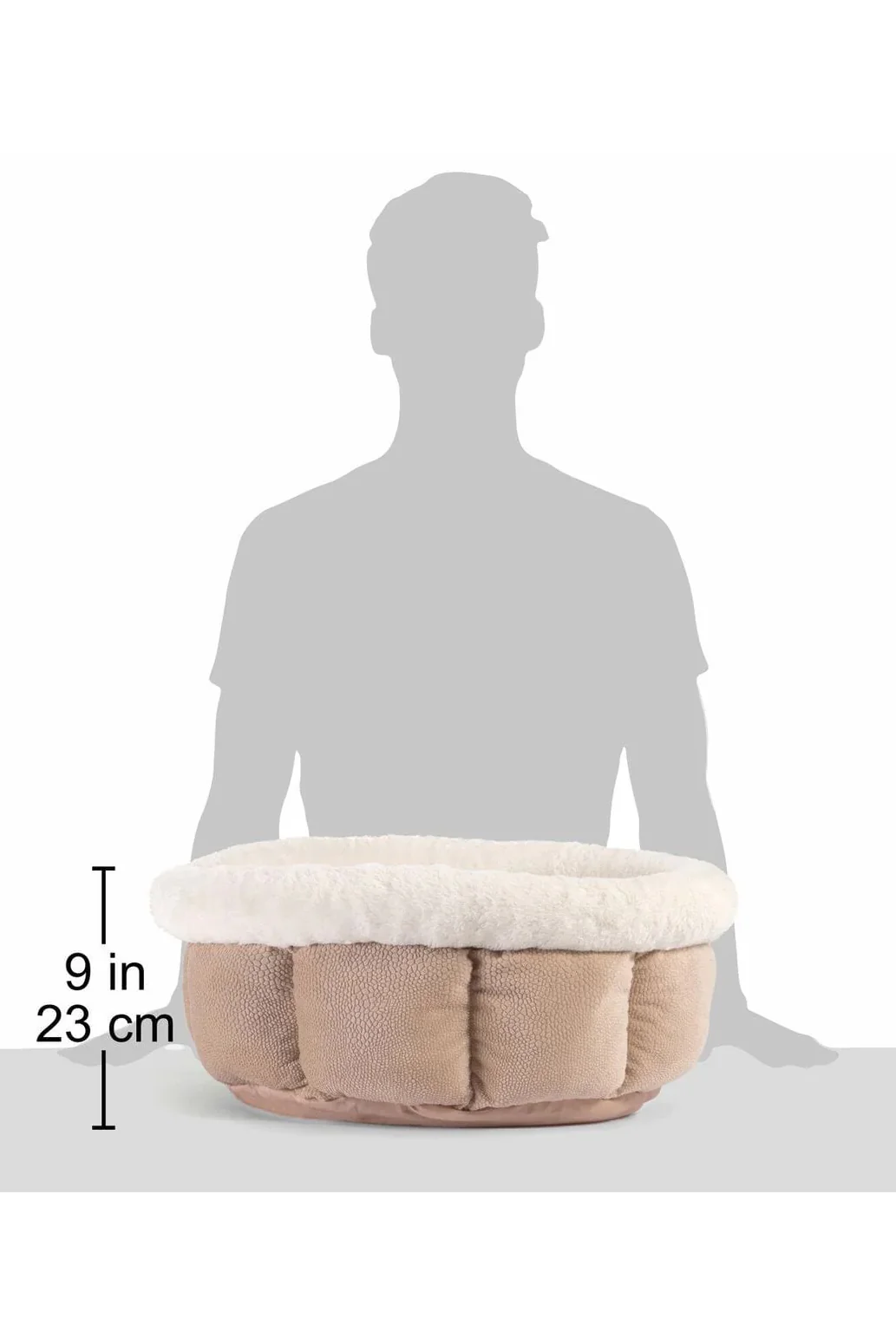Best Friends Cuddle Cup Ilan Wheat Cat Bed - Image 2