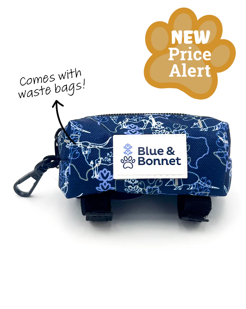 Blue and Bonnet Waste Dispenser