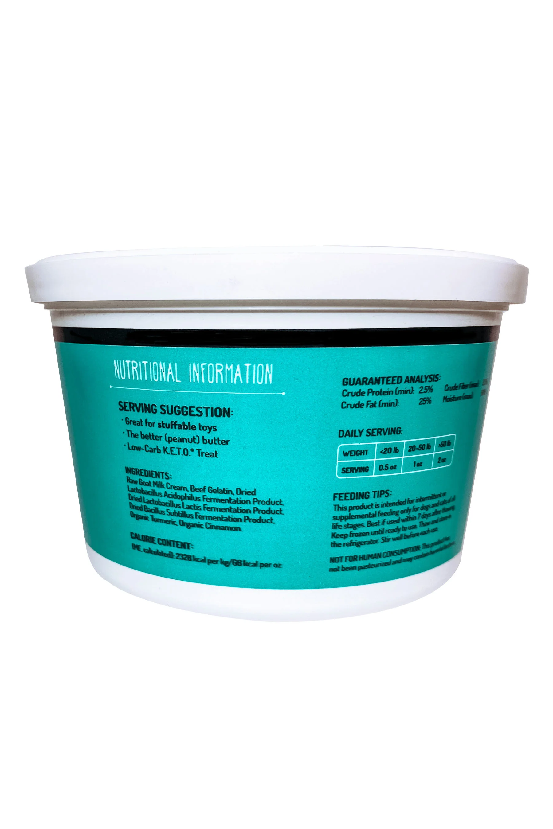 Bones and Co. Raw Goat Whip Frozen Dog Treat Spread - Image 3