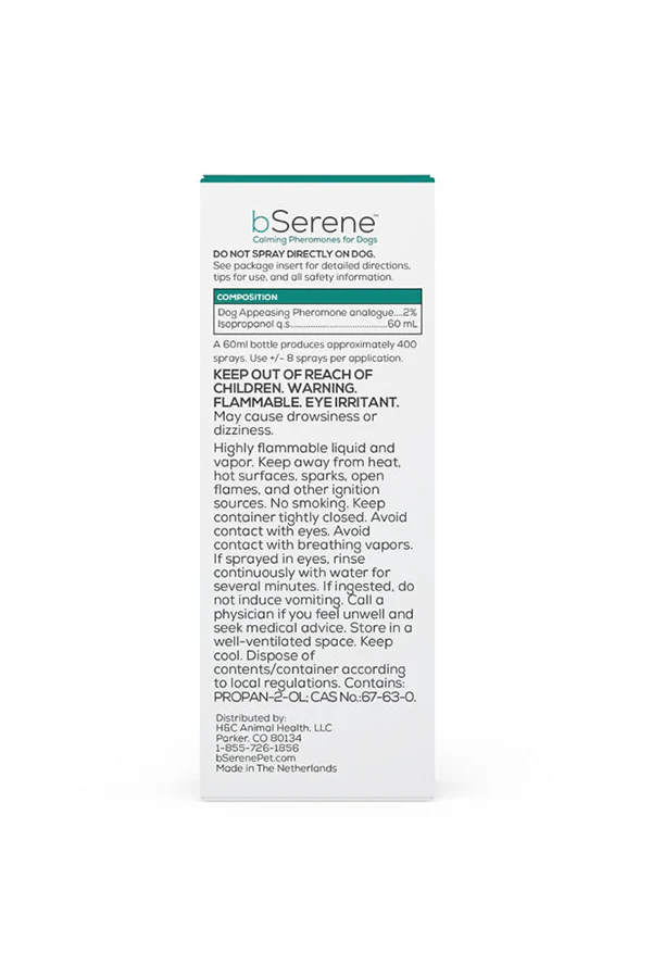 bSerene Calming Pheromone Spray for Dogs - Image 2