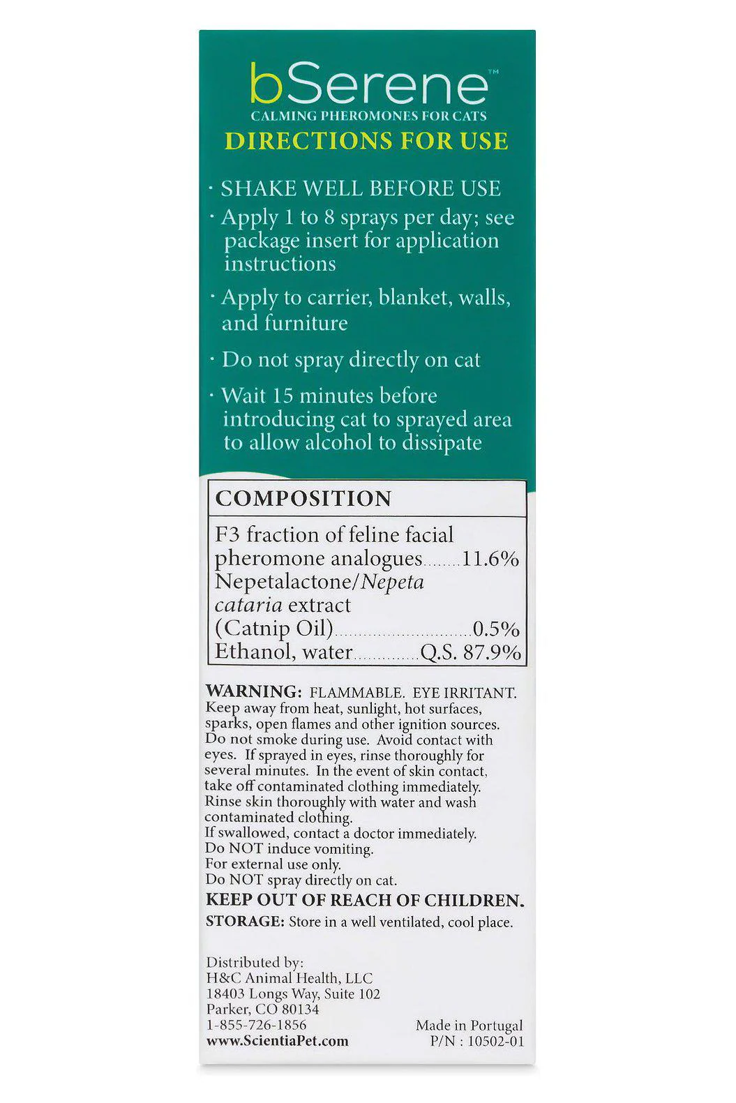 bSerene Calming Pheromone Spray for Cats - Image 4