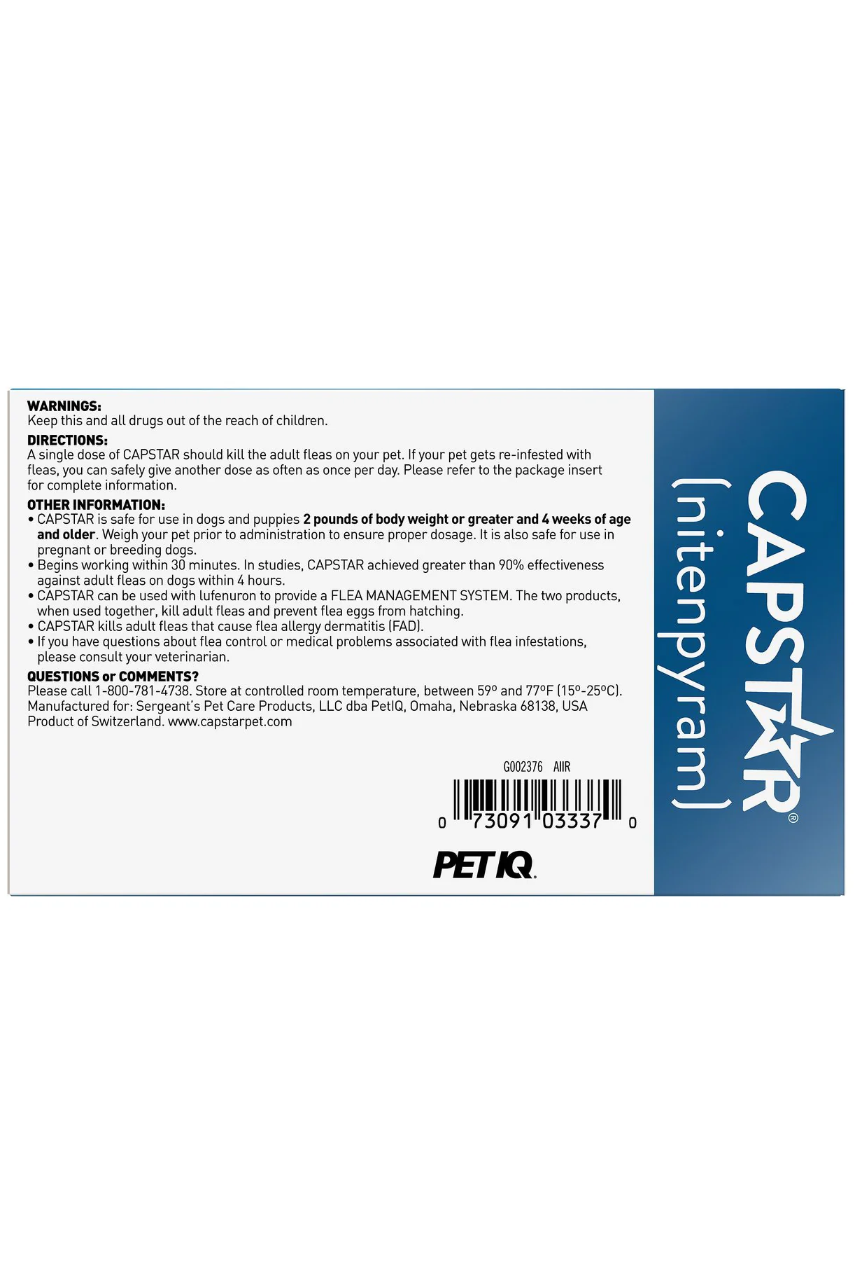 Capstar Flea Tablets for Dogs - Image 2
