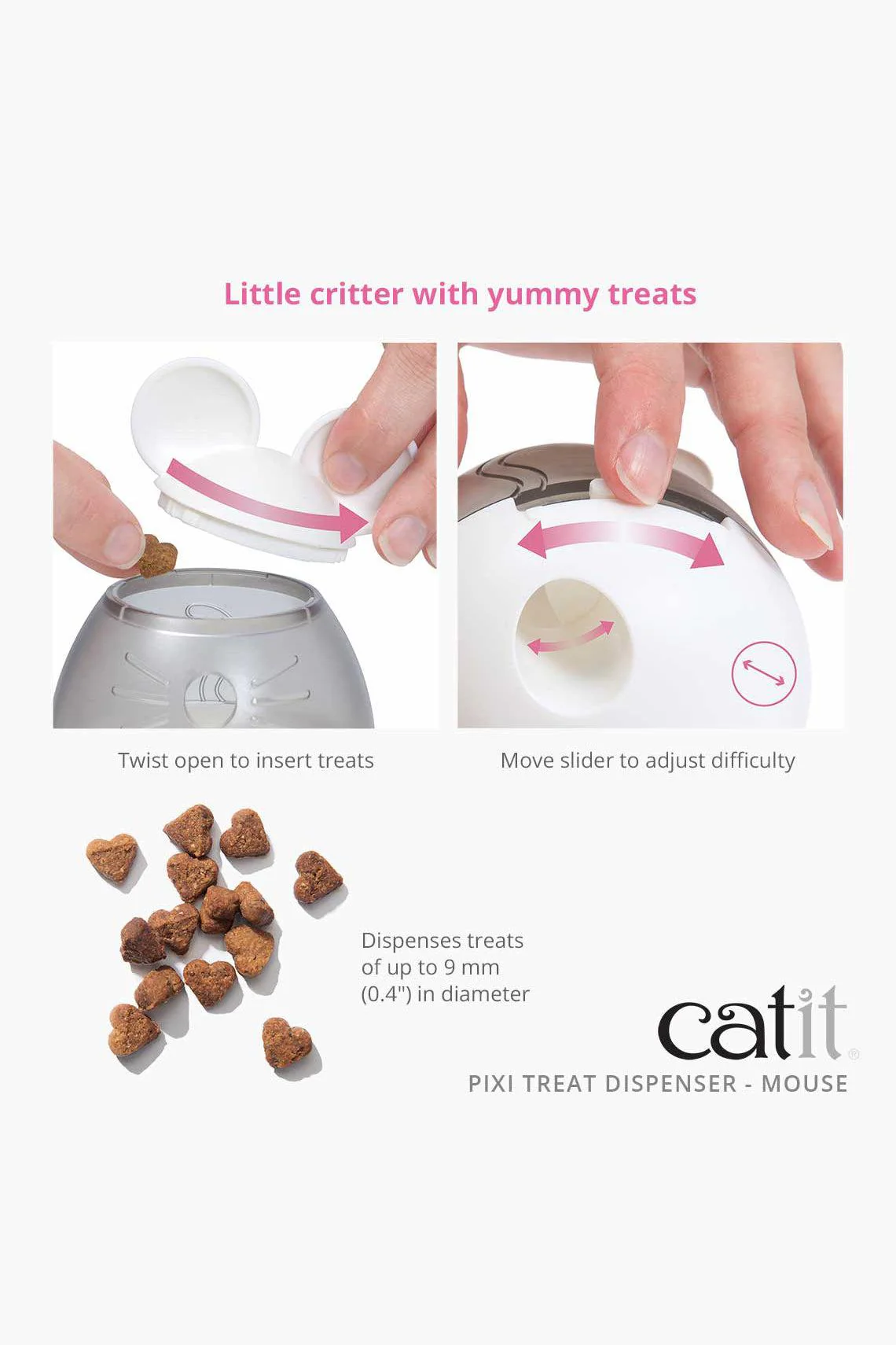 Catit Pixi Mouse Treat Dispenser for Cats - Image 3