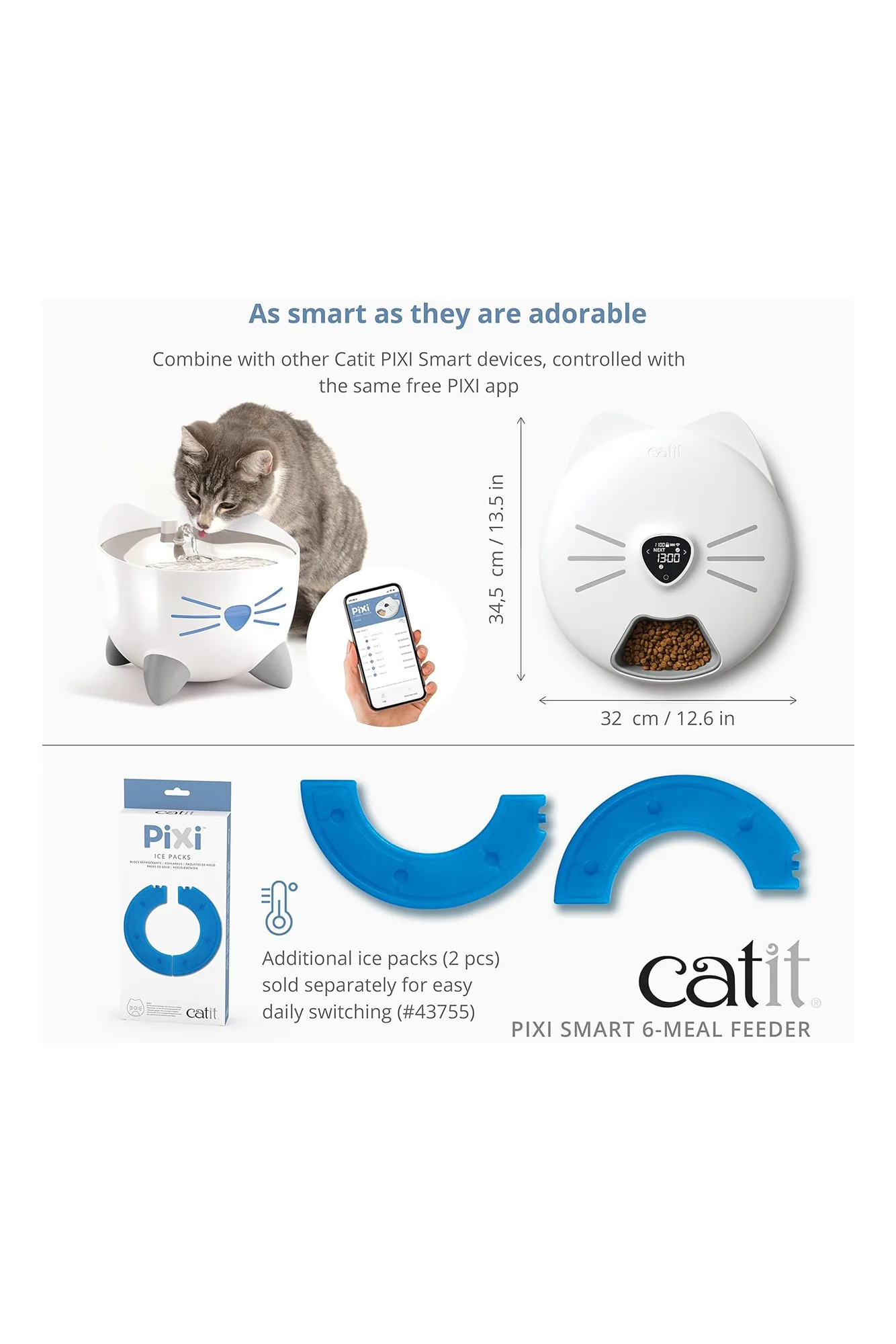 Catit Pixi Smart 6-Meal Cat Feeder - Image 6