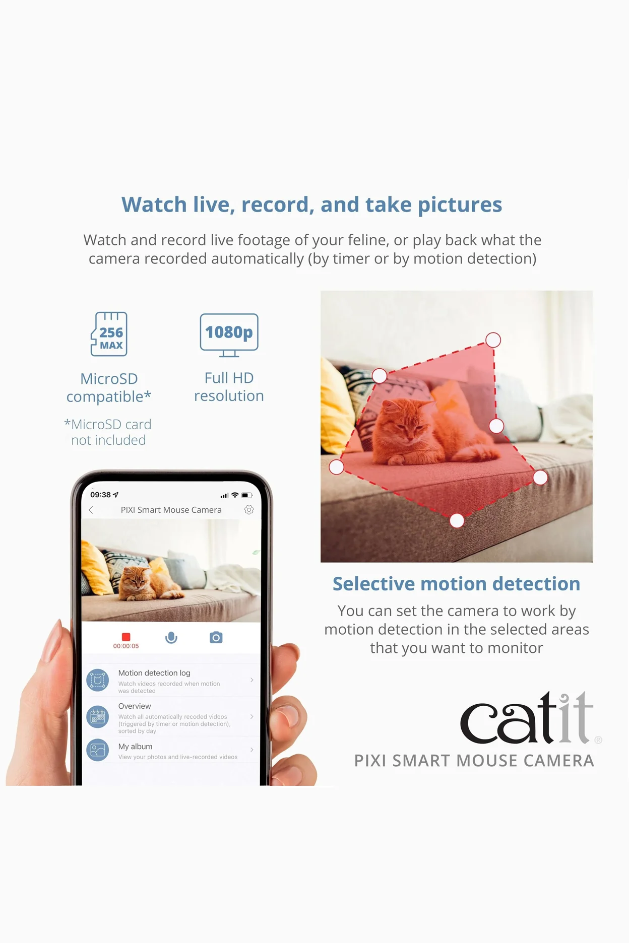 Catit Pixi Smart Mouse Camera - Image 2