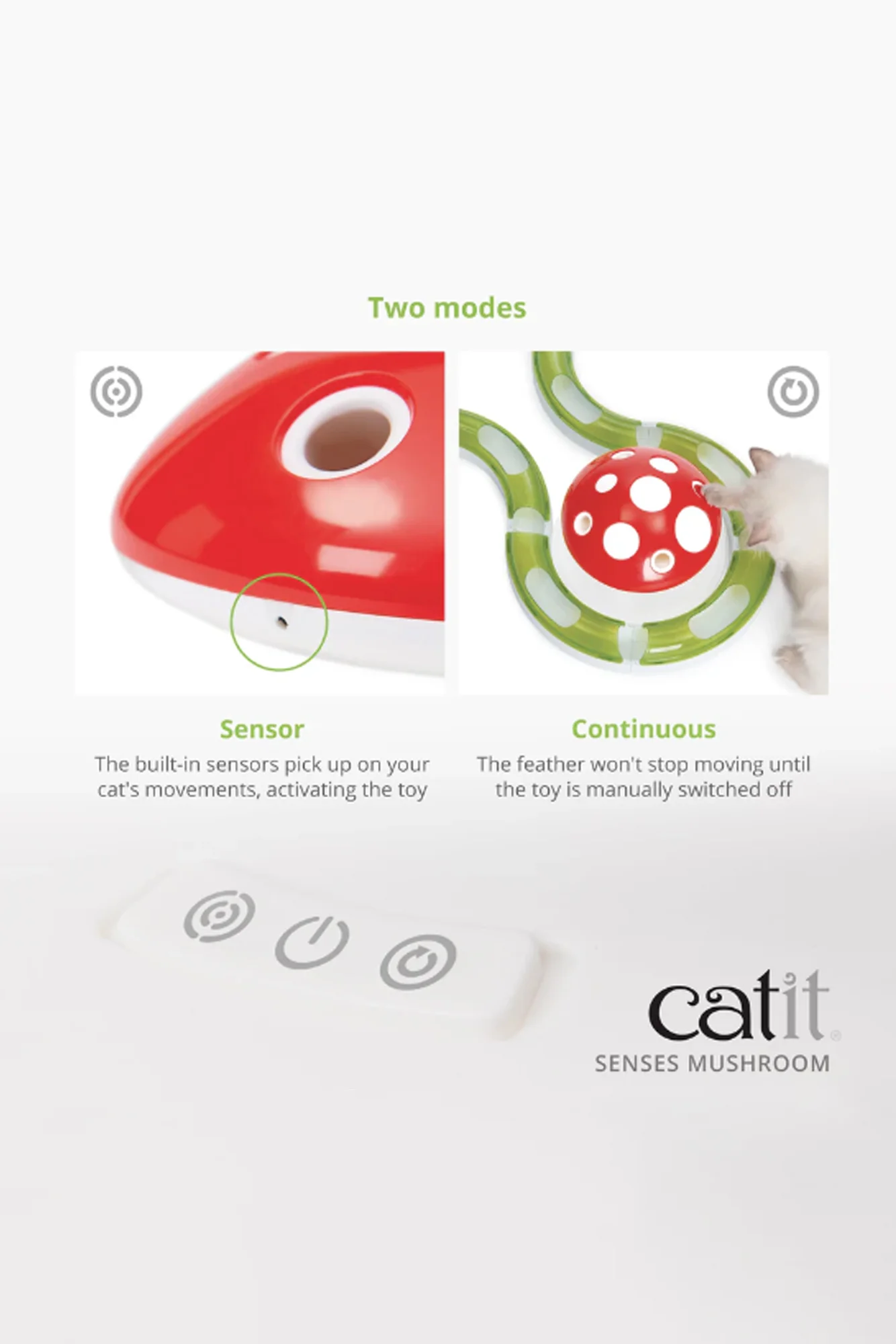 Catit Sense 2.0 Mushroom Cat Toy - Image 4