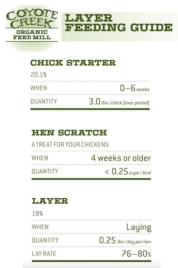 Coyote Creek Organic Scratch Chicken Feed - Image 2