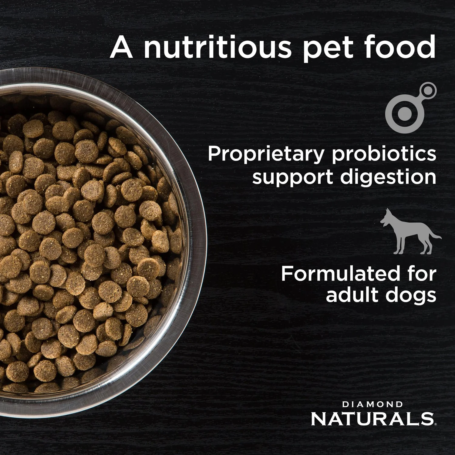 Diamond Naturals Beef Meal and Rice Formula Adult Dry Dog Food - Image 3