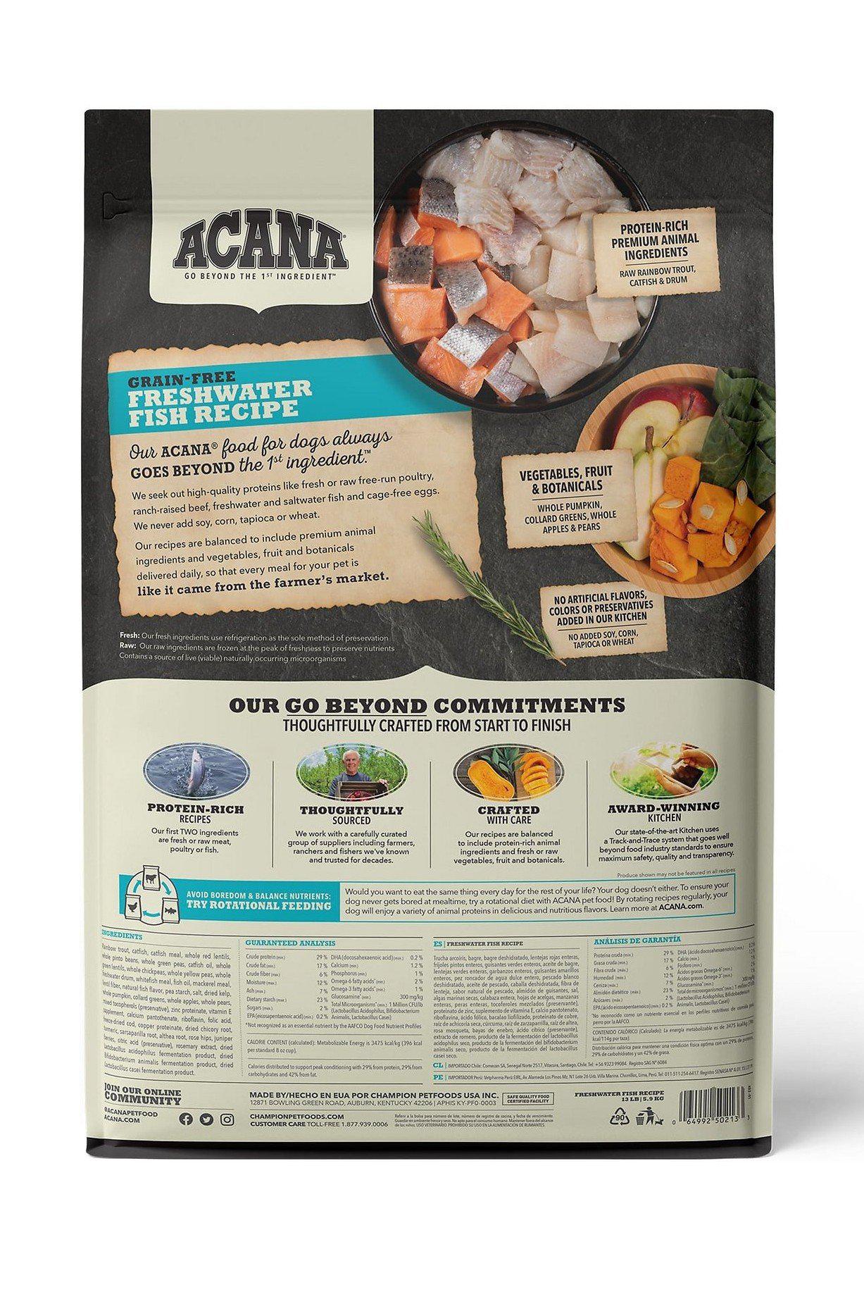 Acana Freshwater Fish Dry Dog Food - Image 3