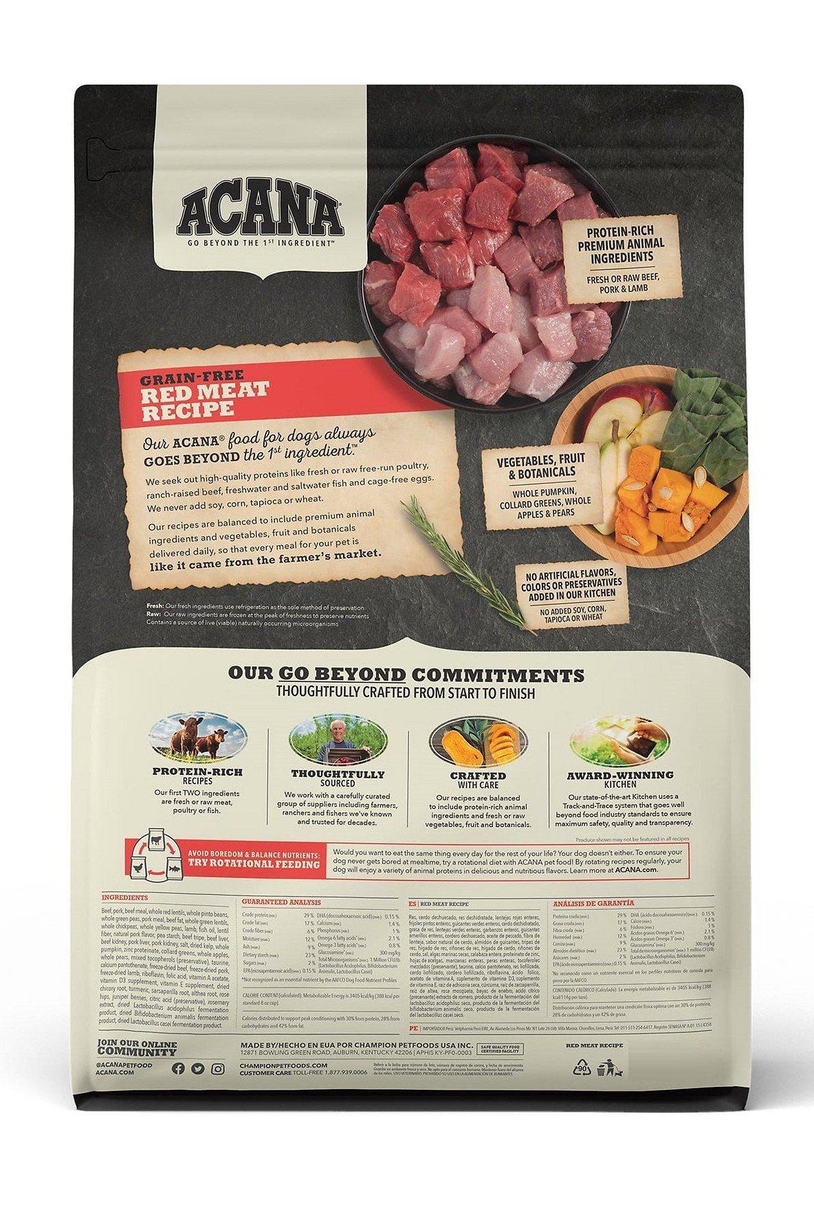 Acana Red Meat Dry Dog Food - Image 3