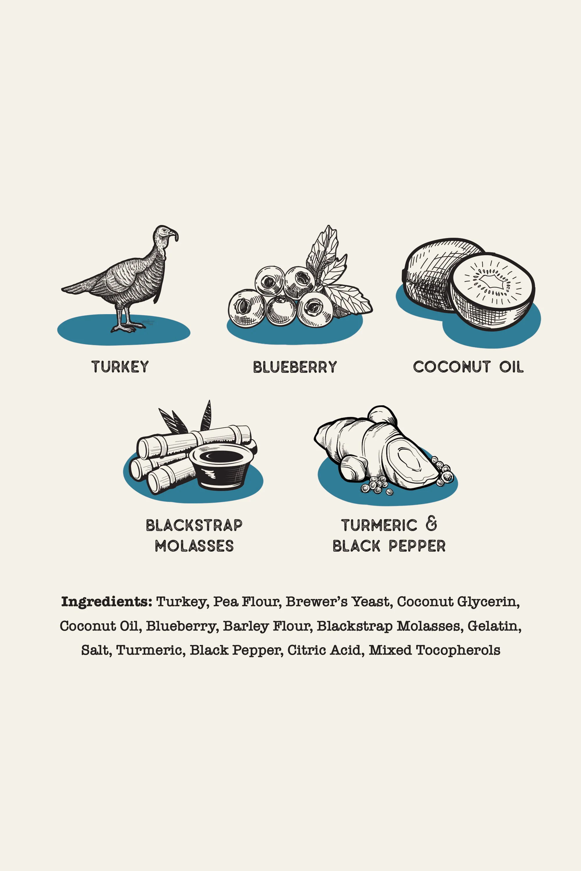 Dog Treat Naturals Turkey and Blueberry Sticks Dog Treats - Image 3