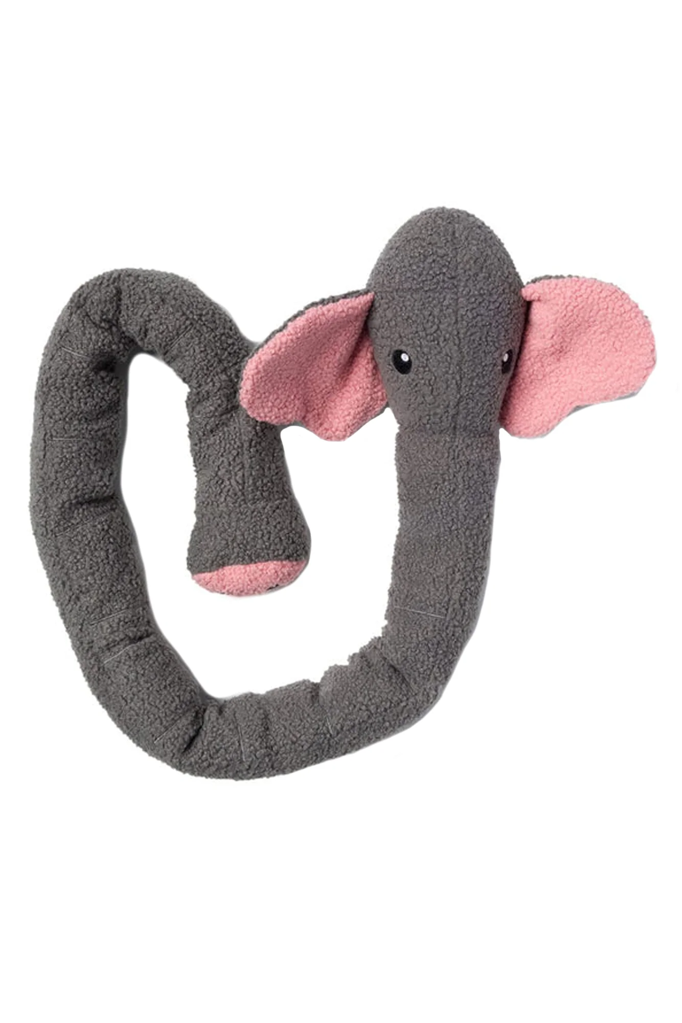 Fabdog Twisty Elephant Plush Dog Toy - Image 2