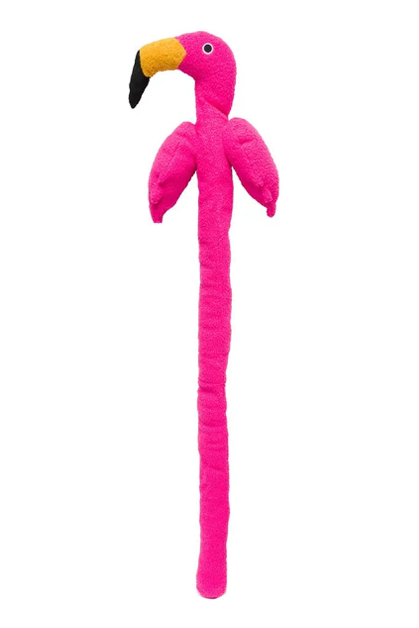 Fabdog Twisty Flamingo Plush Dog Toy - Image 3