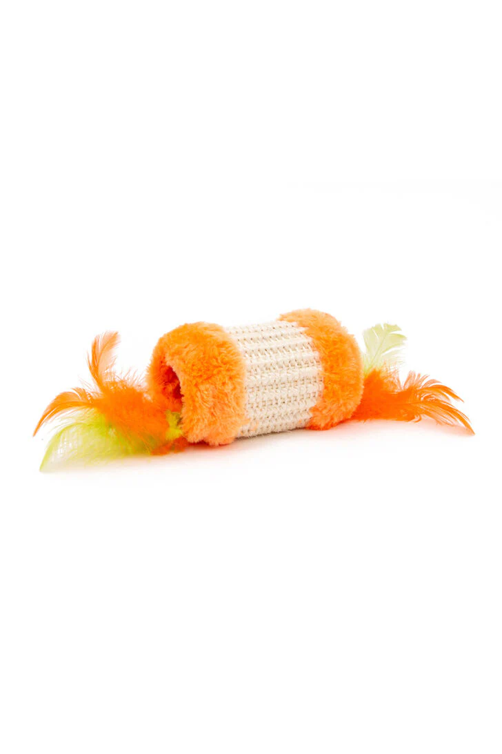 Fiesta Sisal and Feather Roller Cat Toy