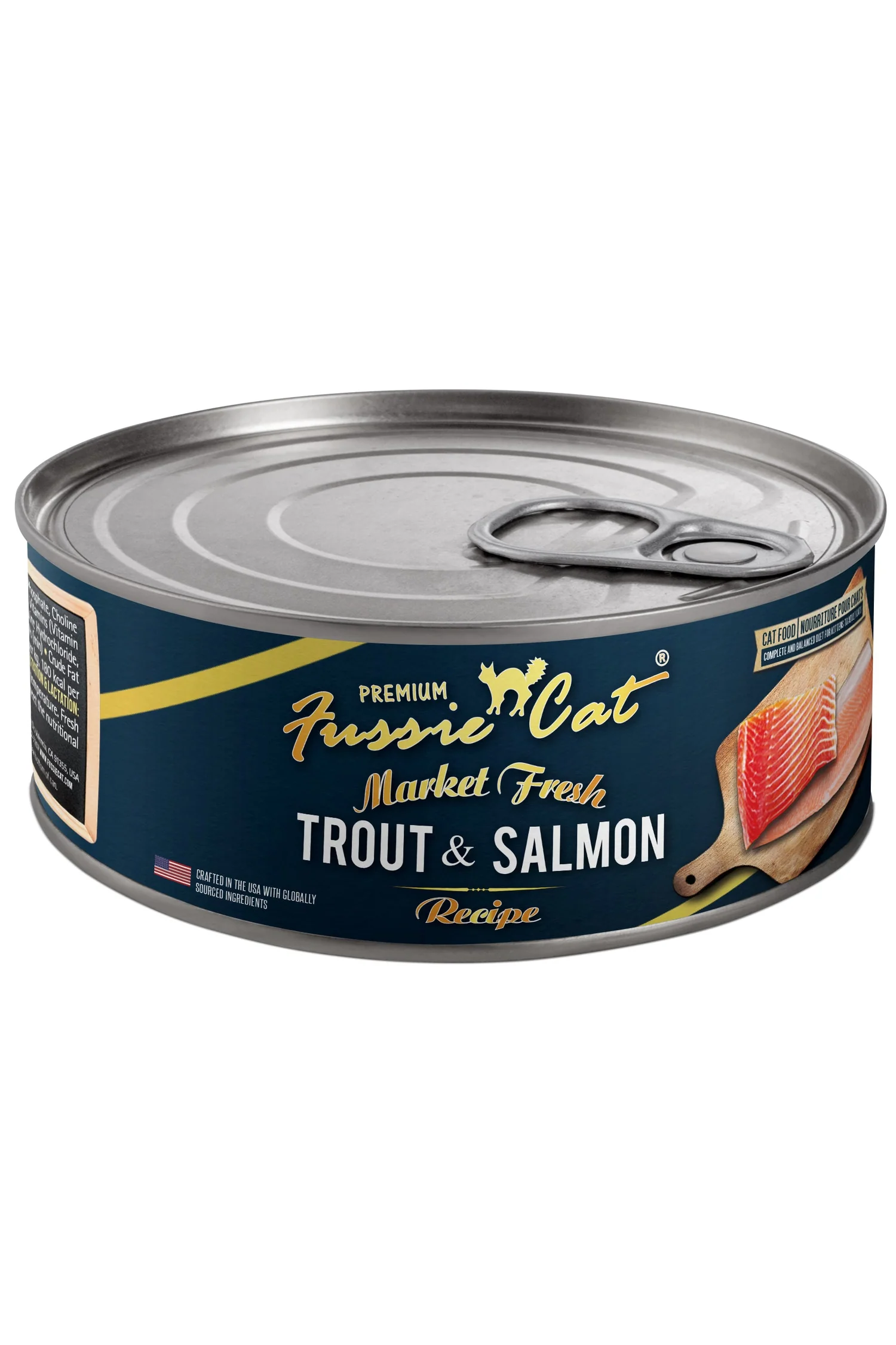 Fussie Cat Market Fresh Trout and Salmon Wet Cat Food