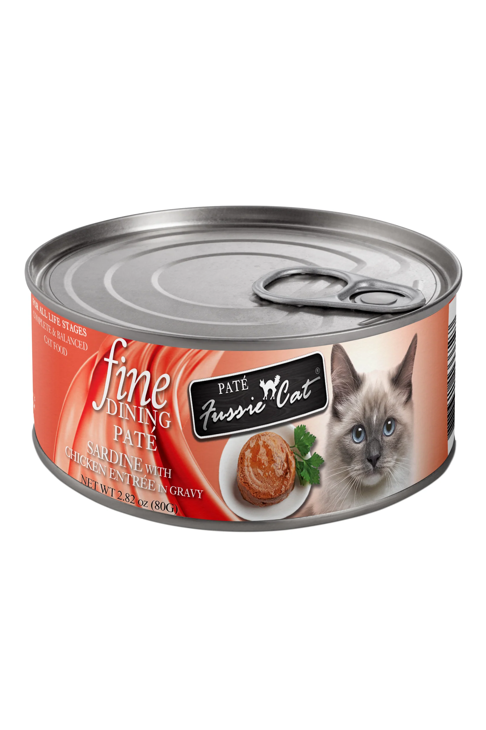 Fussie Cat Fine Dining Sardine with Chicken Pate Wet Cat Food