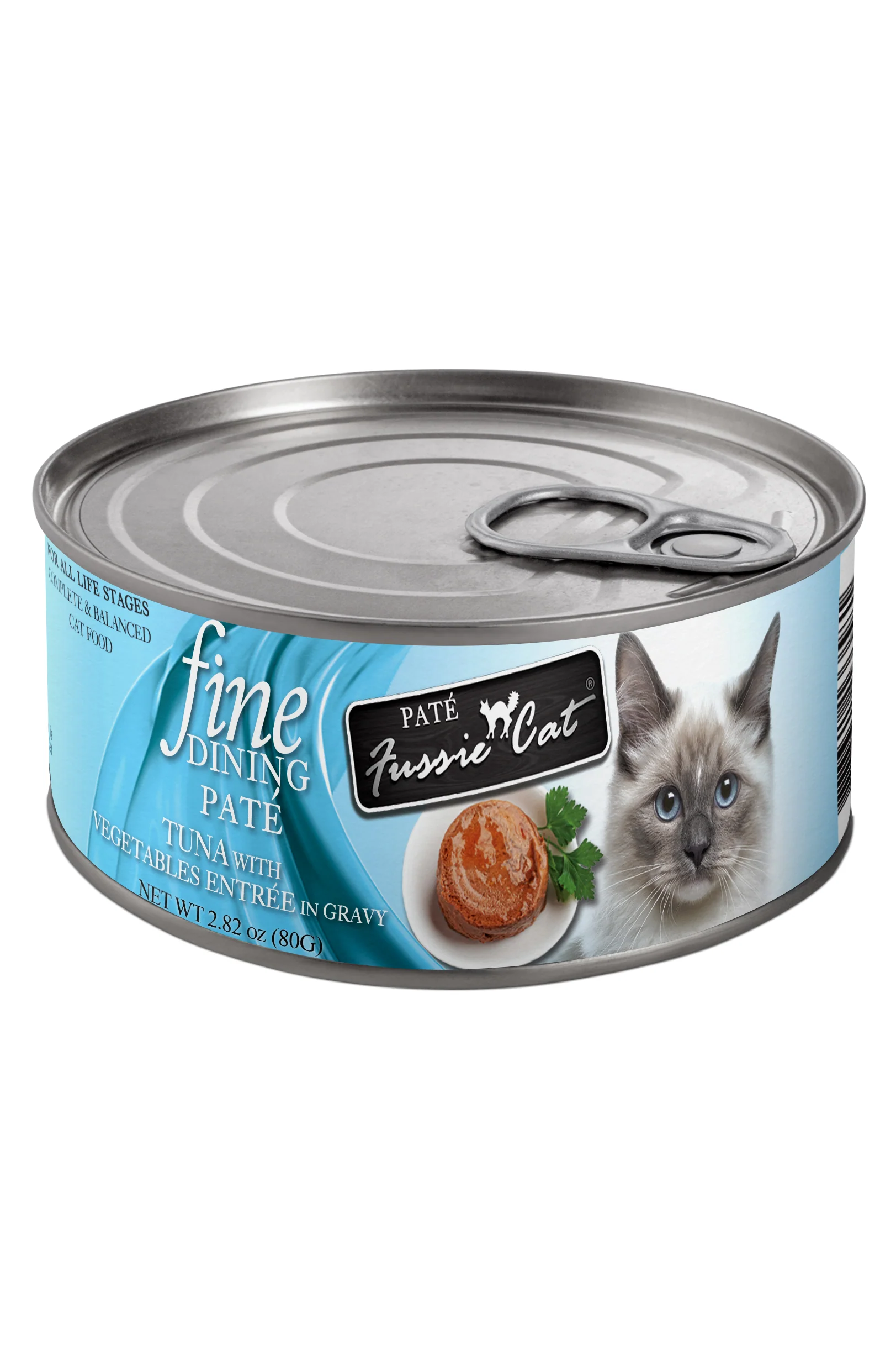 Fussie Cat Fine Dining Tuna with Vegetables Pate Wet Cat Food