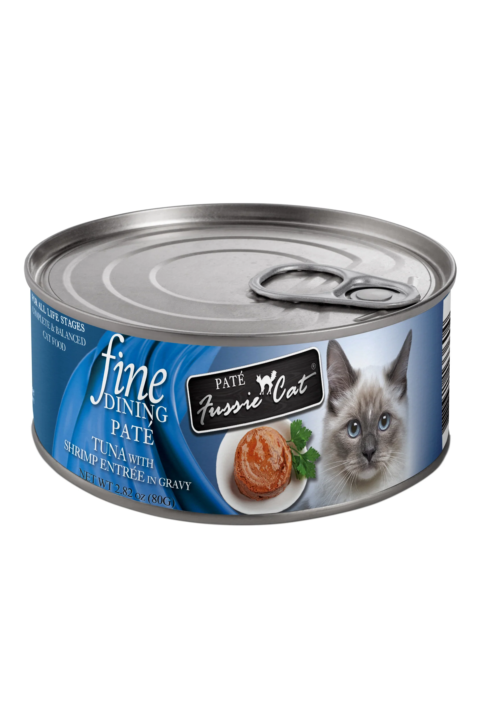 Fussie Cat Fine Dining Tuna with Shrimp Pate Wet Cat Food