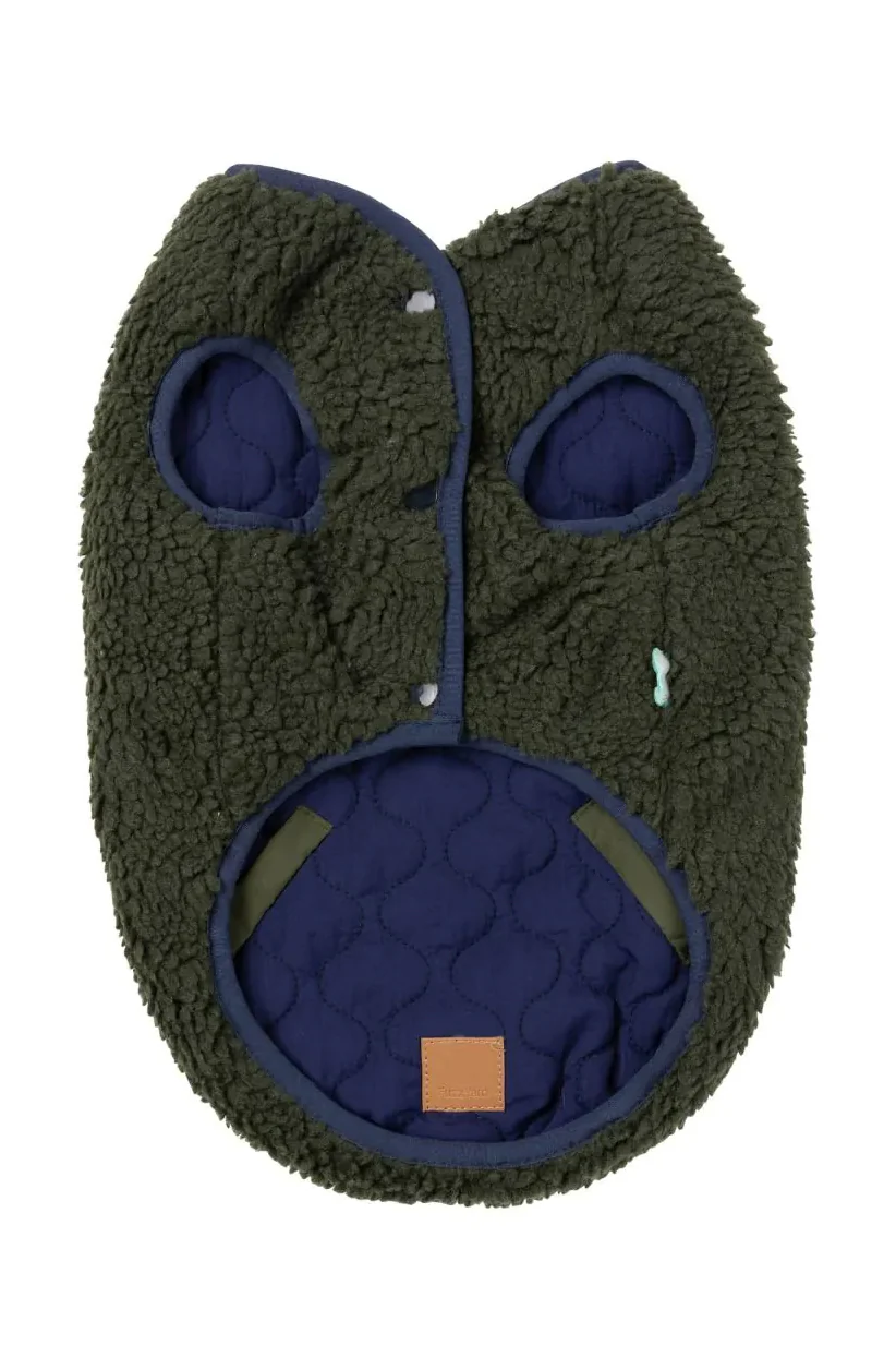 FuzzYard Dark Moss Nara Dog Jacket - Image 3