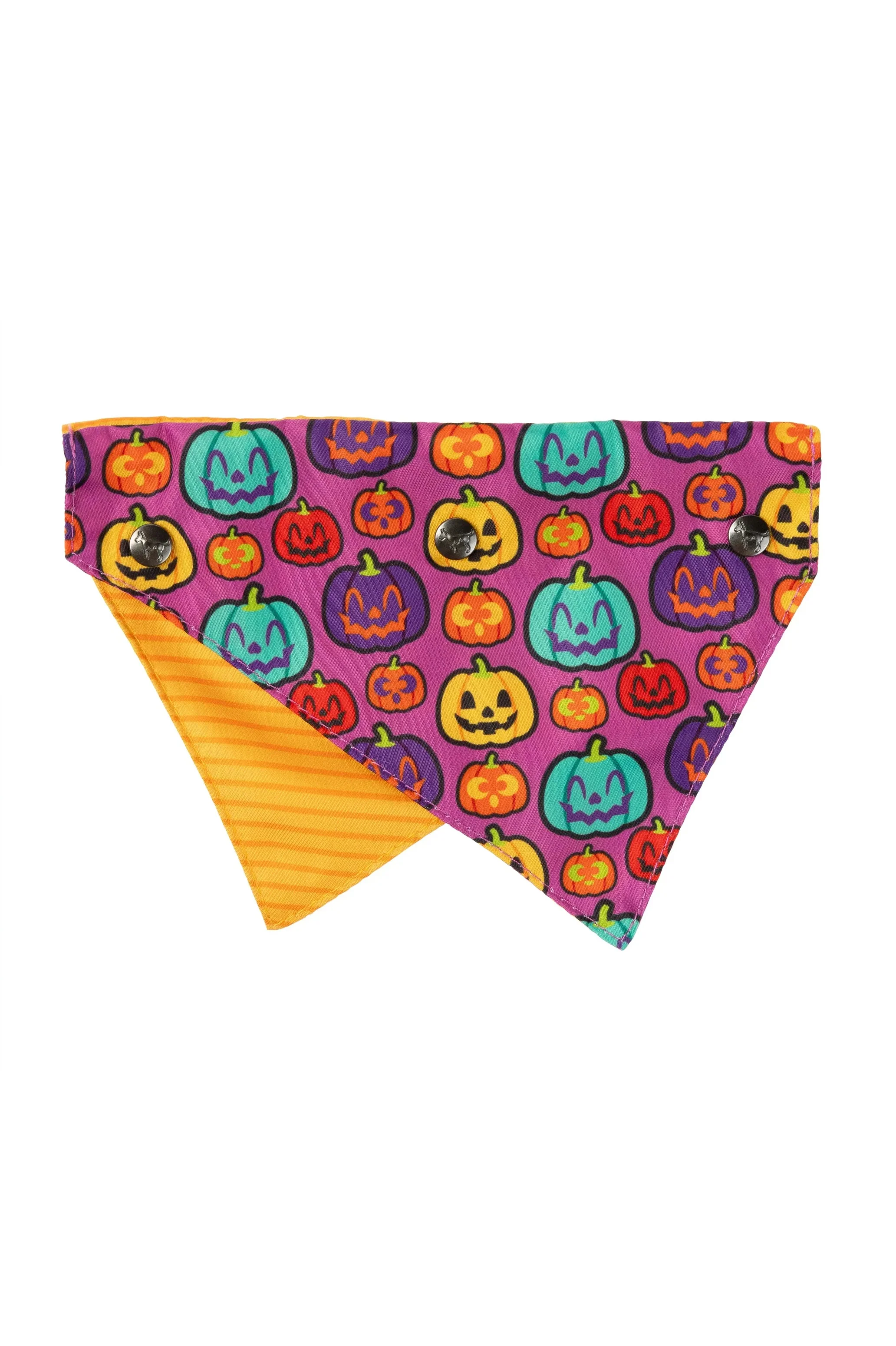Fuzzyard Oh My Gourd Halloween Bandana Collar Set - Image 2