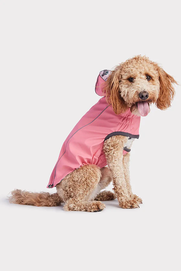 GF Pet Reversible Pink Fiesta Raincoat - Image 4
