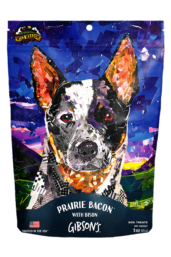 Gibson's Prairie Bacon with Bison Jerky Dog Treats