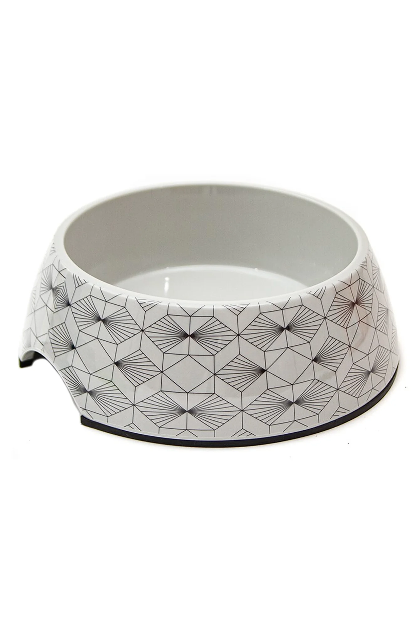 Great and Small Grey Melamine Art Deco Bowl