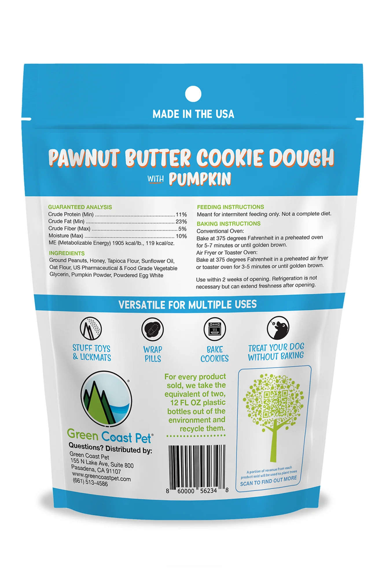 Green Coast The Dough with Pumpkin Dog Treats - Image 2