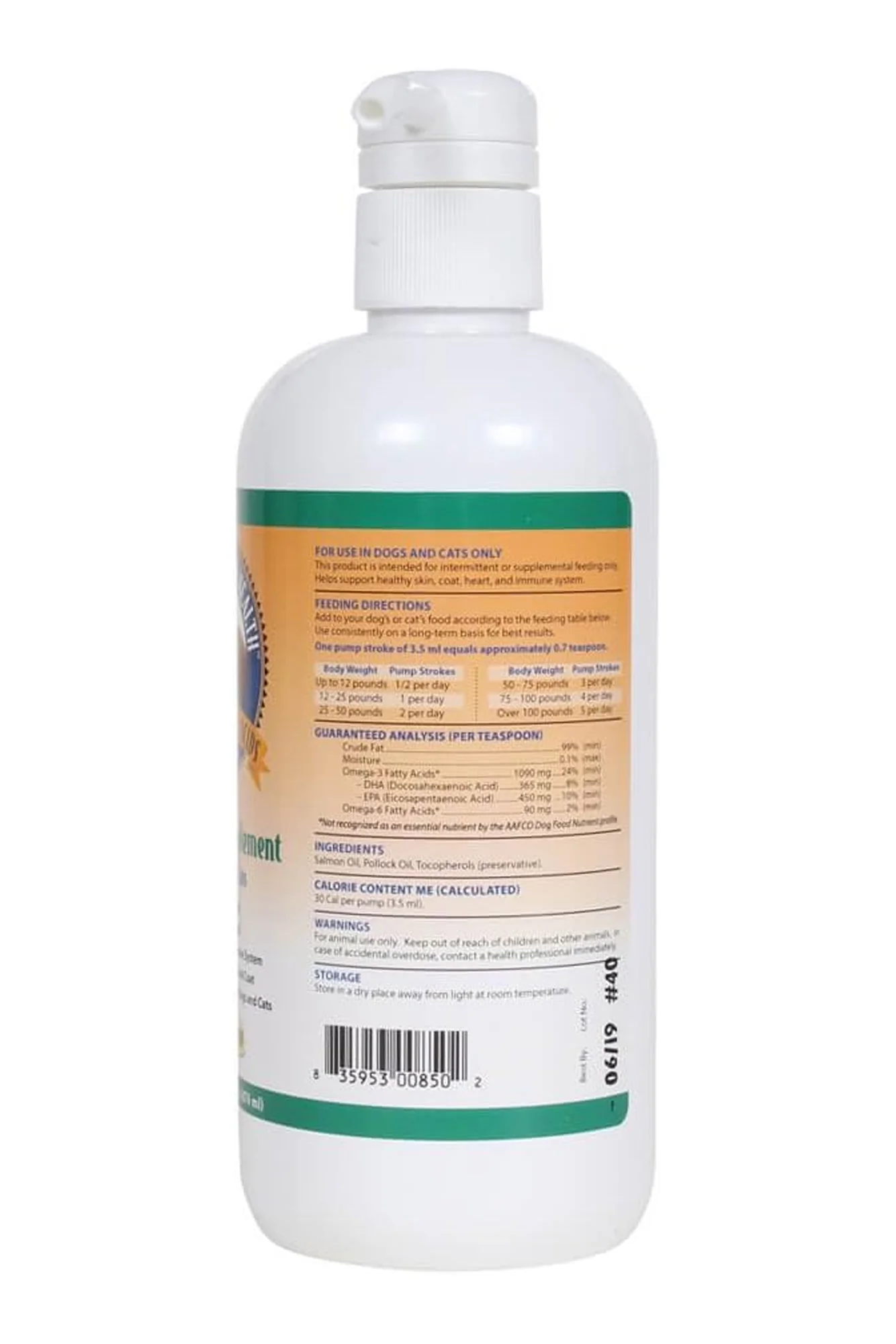 Grizzly Salmon Oil Cat Supplement - Image 2