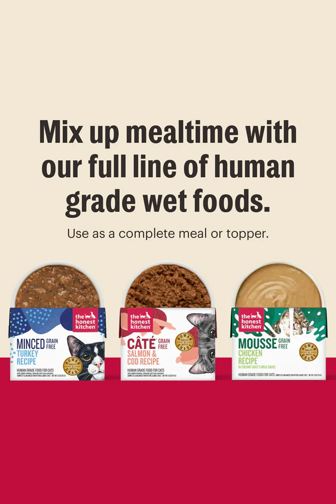 The Honest Kitchen Chicken Mousse in Goat's Milk Tetra Pack Wet Cat Food - Image 2