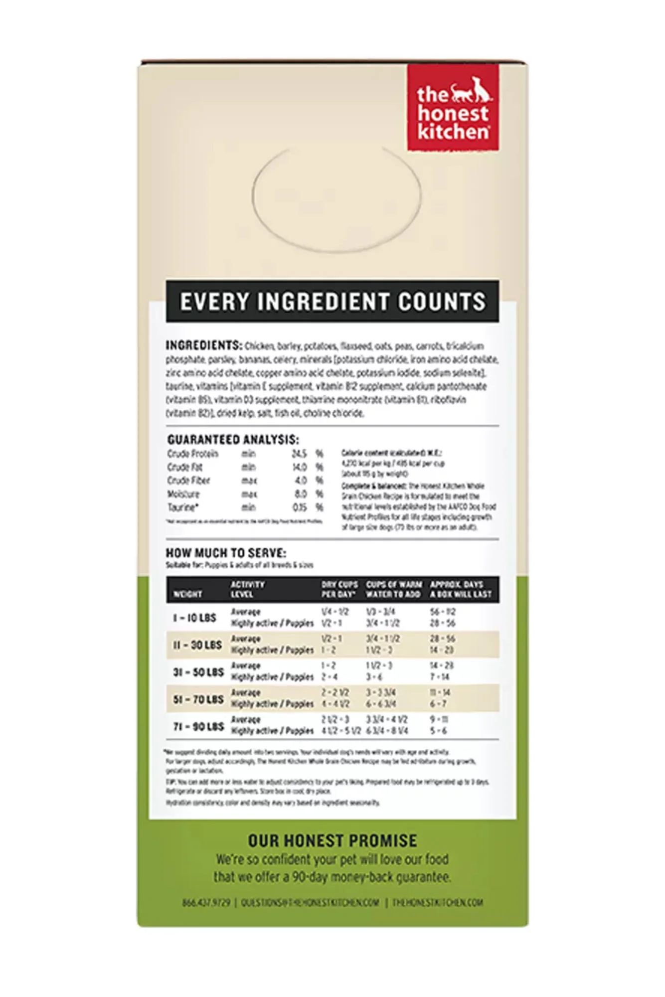 The Honest Kitchen Wholemade Whole Grain Chicken Dehydrated Dog Food - Image 2