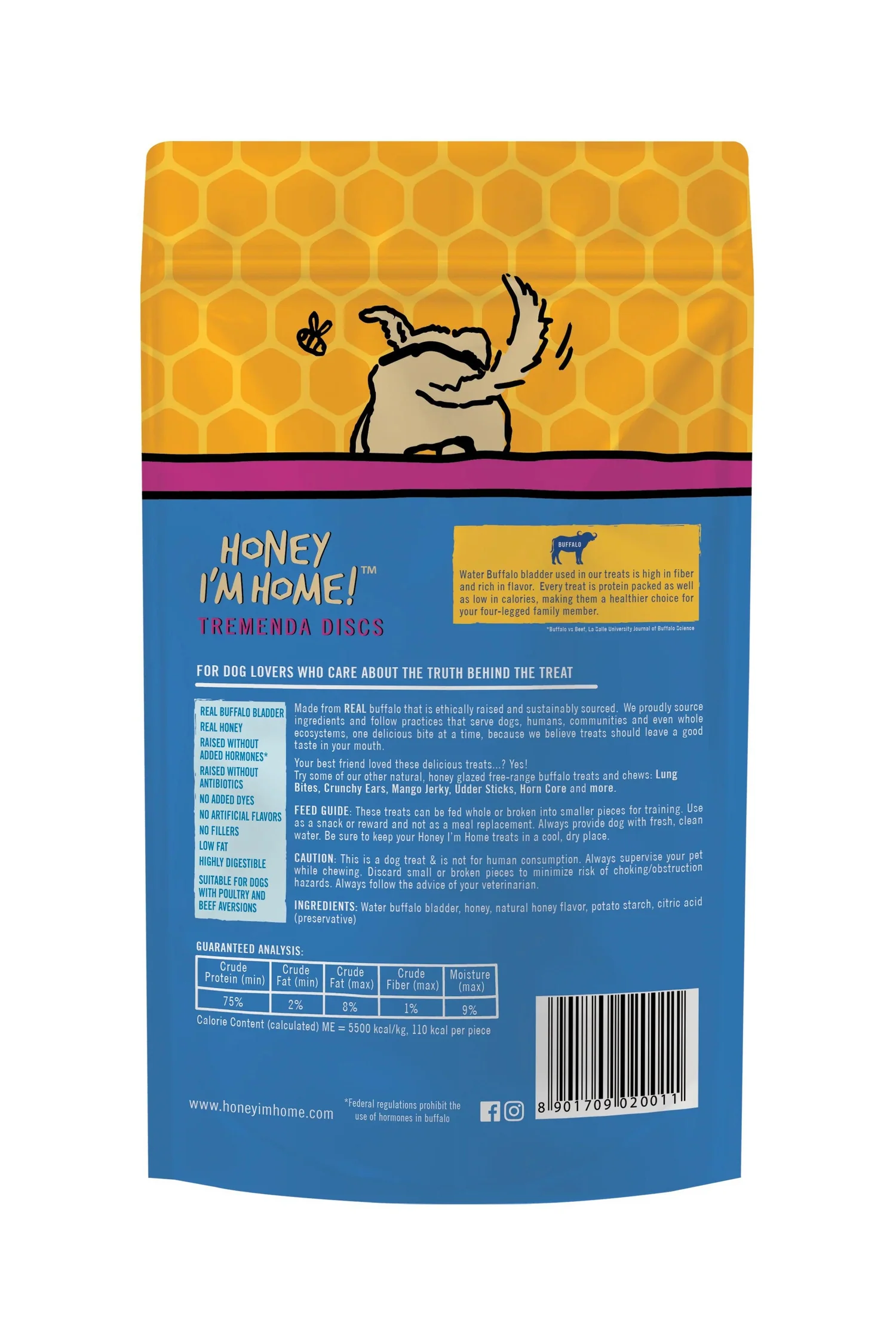 Honey I'm Home Tremenda Disc Dog Chews - Image 2