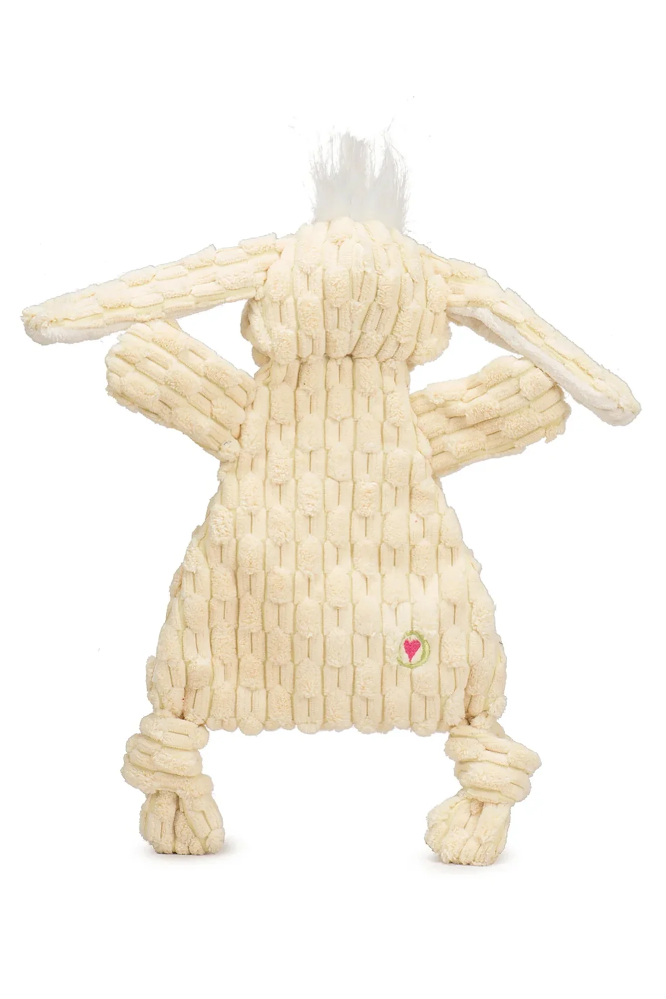 HuggleFlatties Bobbi Bunny Plush Dog Toy - Image 3