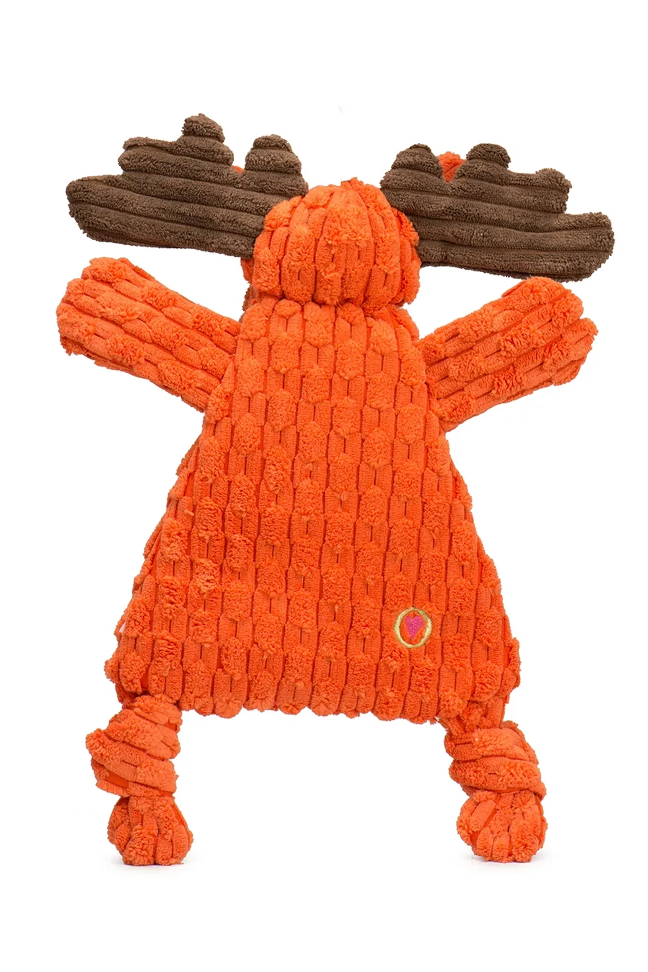 HuggleFlatties Morris Moose Plush Dog Toy - Image 3