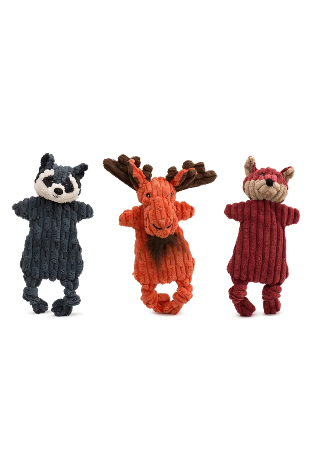 HuggleFlatties Woodland Plush Dog Toys - Image 4