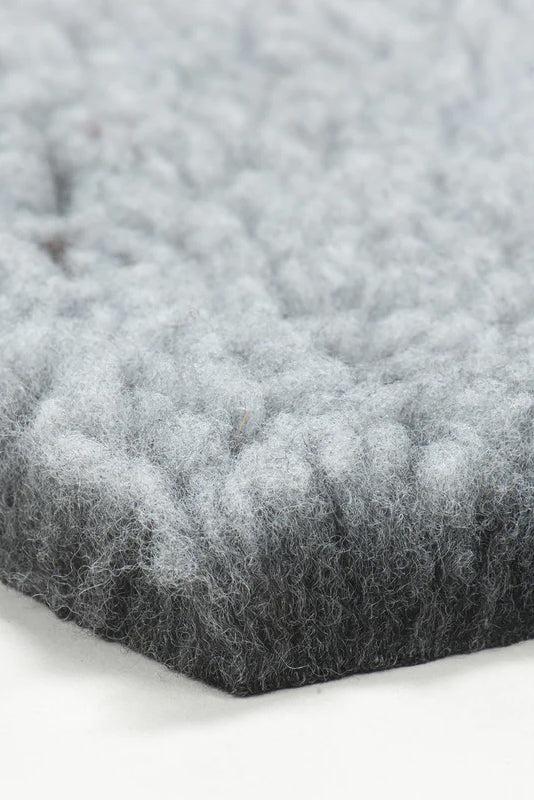 HuggleFleece Gray Dog Crate Mat - Image 3
