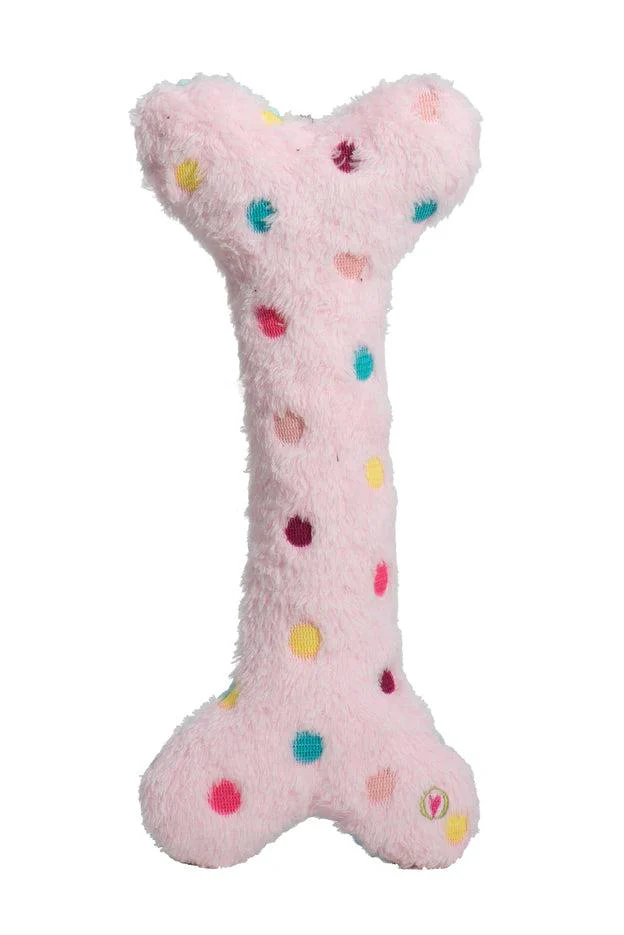 HuggleHounds Oh Happy Day Bone Dog Toy - Image 2