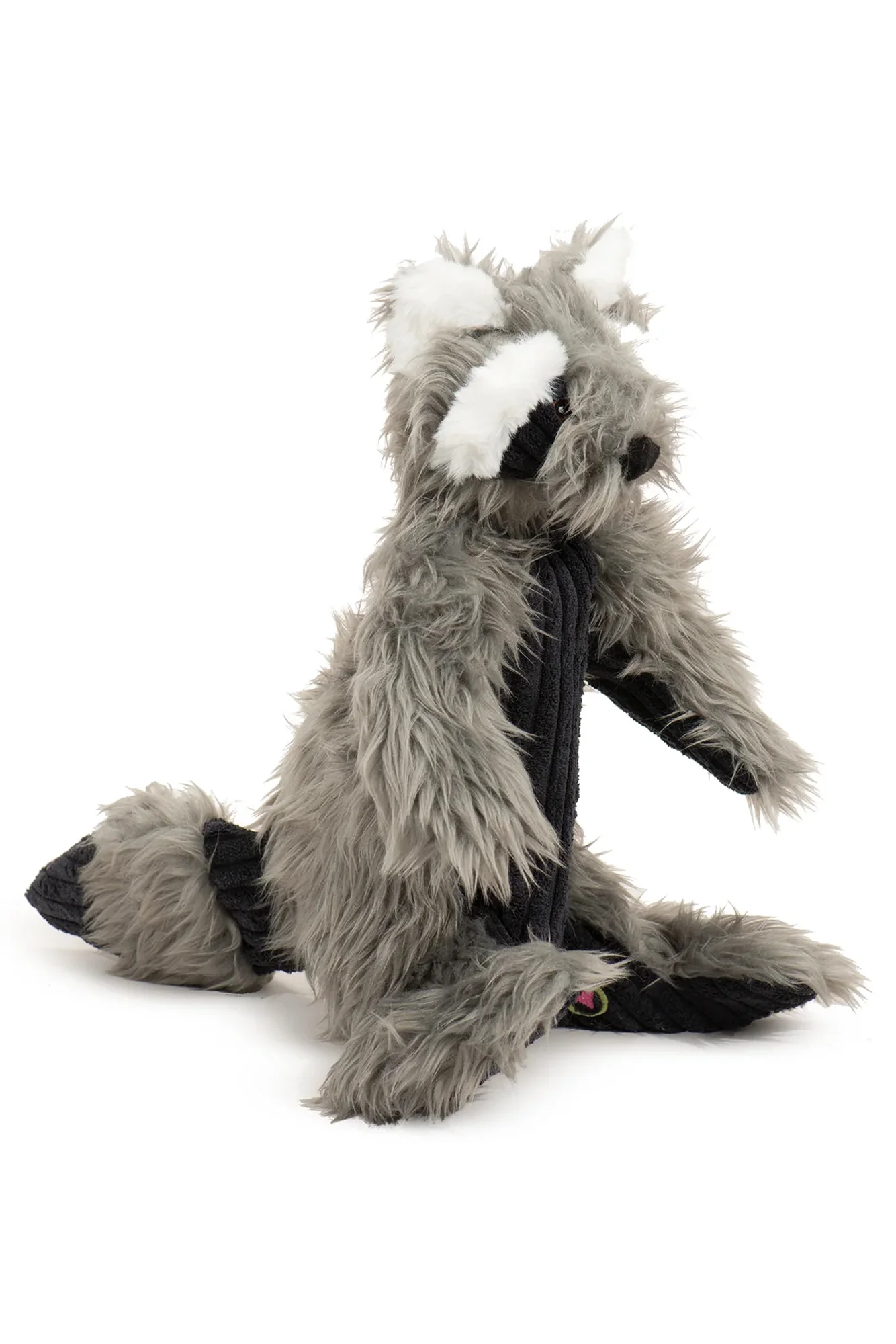 HuggleHounds X-Brace Redwood Raccoon Rope Dog Toy - Image 2