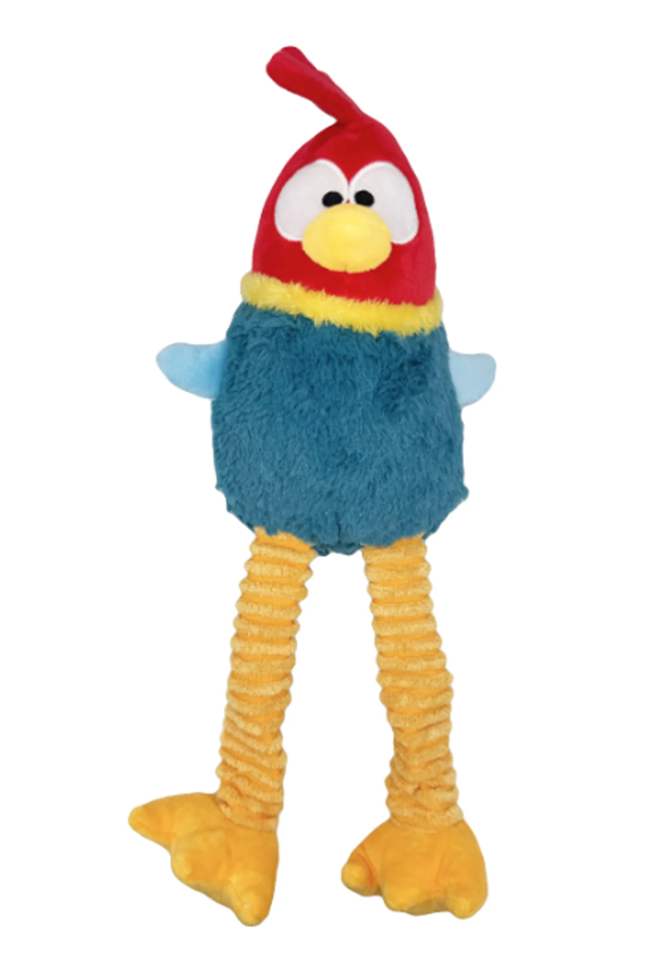 Huxley and Kent Lankies Red Rooster Plush Dog Toy