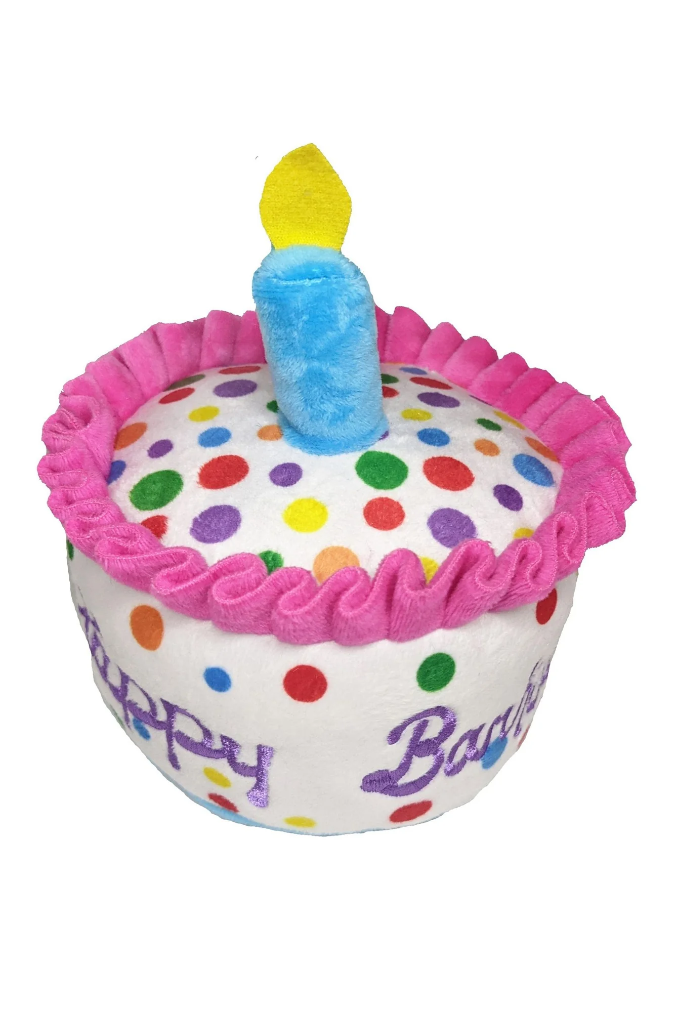 Huxley and Kent Happy Barkday Cake Plush Dog Toy - Image 2